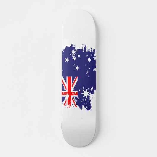 Australische Flaggengrunge Skateboard (Vorne)