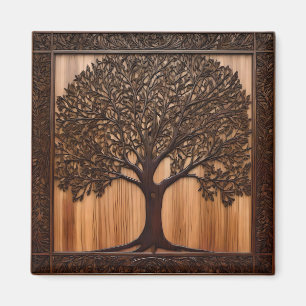 Australische Flora: The Wattle Tree Wood Print, Magnet