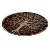 Australische Freuden: Waratah Tree Wood Print, Schneidebrett (Ecke)