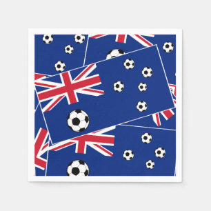 Australische Fußballflagge s6 pillow.png Serviette