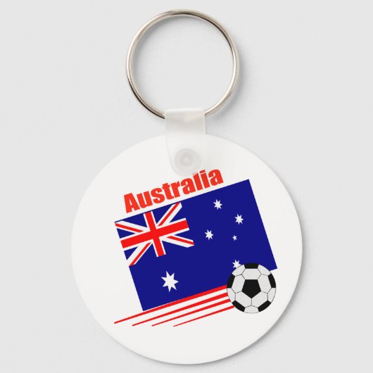 Australische Fußballmannschaft Schlüsselanhänger (Vorderseite)