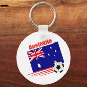 Australische Fußballmannschaft Schlüsselanhänger (Vorderseite)