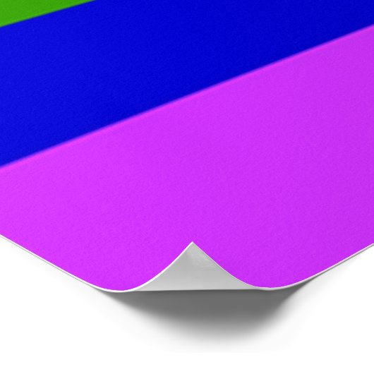 Australische GLBT-Preisflagge Poster (Ecke)