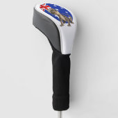 Australische Goannas Golf Headcover (angewinkelt)