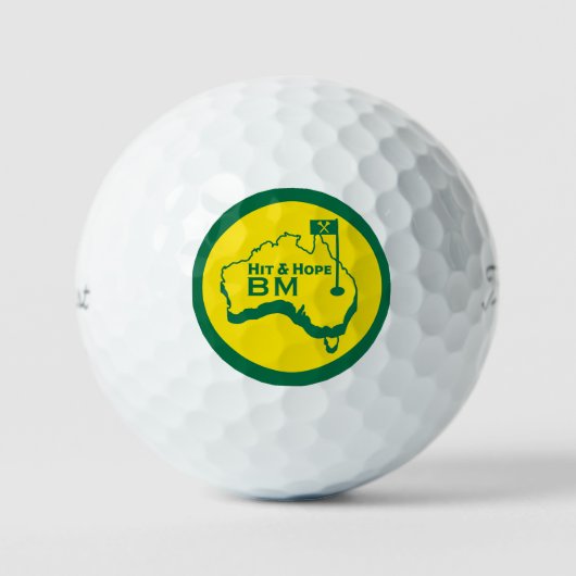 Australische Golfschenkungen Golfball (Vorderseite)