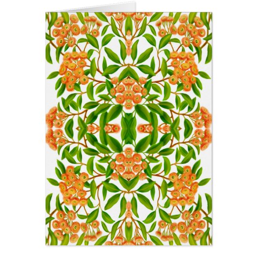 Australische Gummi-Baum-Entwurfs-Karte (Vorne)