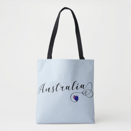 Australische Heart Grocertasche, Australische Tasche (Vorderseite)