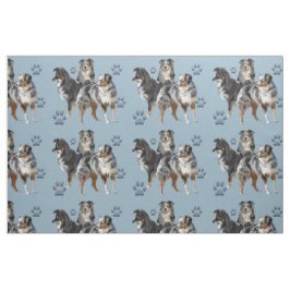 Australische Hirtenblauer Stoff