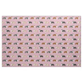Australische Hirtenhunde staubig pink Stoff (Fat Quarter (45,7 x 55,9 cm))