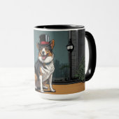 Australische Hirtenzeichnung Tasse (VorderseiteRechts)