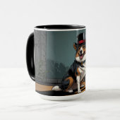 Australische Hirtenzeichnung Tasse (Vorderseite Links)