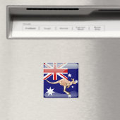 Australische Hochglanzflagge Magnet (In Situ (Geschirrspüler))
