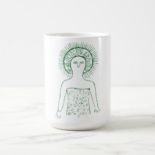 Australische Höhlenmalerei Kaffeemaschine Tasse