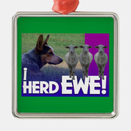 AUSTRALISCHE HUNDORNAMENT I HERD EWG ORNAMENT AUS METALL