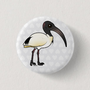 Australische Ibis Button