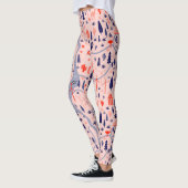 Australische Ikonen, nahtlos dekoratives Muster. Leggings (Links)