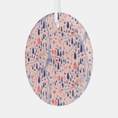 Australische Ikonen, nahtlos dekoratives Muster. Ornament Aus Glas (Vorderseite links)