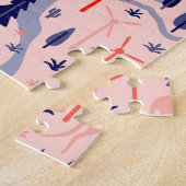 Australische Ikonen, nahtlos dekoratives Muster. Puzzle (Seite)