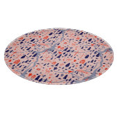 Australische Ikonen, nahtlos dekoratives Muster. Schneidebrett (Ecke)