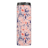 Australische Ikonen, nahtlos dekoratives Muster. Thermosbecher (Rückseite)