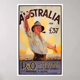 Australische Jahrtausendreise Poster