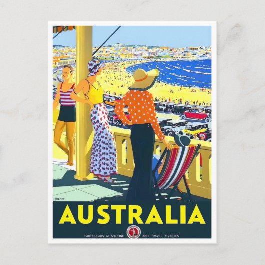 Australische Jahrtausendreise Postkarte (Vorderseite)