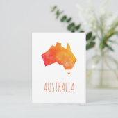 Australische Karte (Stehend Vorderseite)