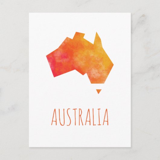 Australische Karte (Vorderseite)