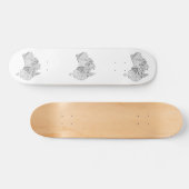 Australische Karte Art Skateboard (Horizontal)