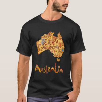 Australische Karte Indigene Aborigine Australian A T-Shirt