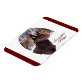 Australische Kelpe Art Magnet (Linke Seite)