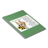 Australische Kelpie Art Notizblock (Rechte Seite)