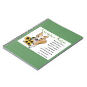 Australische Kelpie Art Notizblock (Linke Seite)