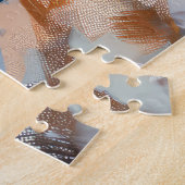 Australische Kelpie Dog Riding Motorrad Weihnachte Puzzle (Seite)