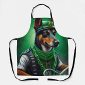 Australische Kelpie Fahrrad St. Patrick's Day Schürze (Vorderseite)