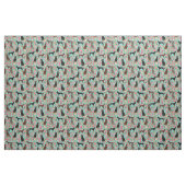 Australische Kelpie-Hunde Vintage Blumenminze Stoff (Fat Quarter (45,7 x 55,9 cm))