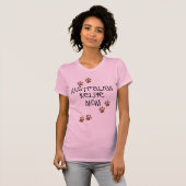 Australische Kelpie-Mama T-Shirt (Vorne ganz)