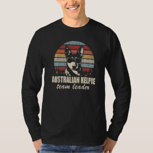 Australische Kelpie Teamleiter Coole Dog-Sonnenbri T-Shirt