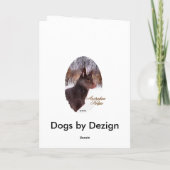 Australische Kelpie Weihnachtskarten - Geschenke Feiertagskarte (Rückseite)