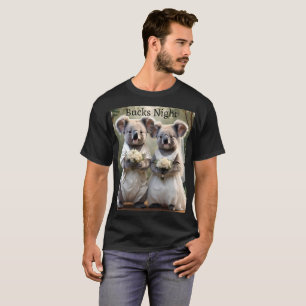 Australische Koala Bären Wedding, Bucks Night Tshi T-Shirt