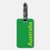 Australische Koala und Baby Gepäckanhänger (Rückseite vertikal)