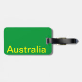 Australische Koala und Baby Gepäckanhänger (Rückseite horizontal)