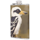 australische Kookaburramalerei, Flachmann (Links)