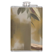 australische Kookaburramalerei, Flachmann (Rückseite)