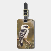 australische Kookaburramalerei, Gepäckanhänger (Vorderseite vertikal)