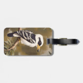 australische Kookaburramalerei, Gepäckanhänger (Rückseite horizontal)