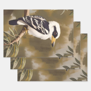 australische Kookaburramalerei, Geschenkpapier Set
