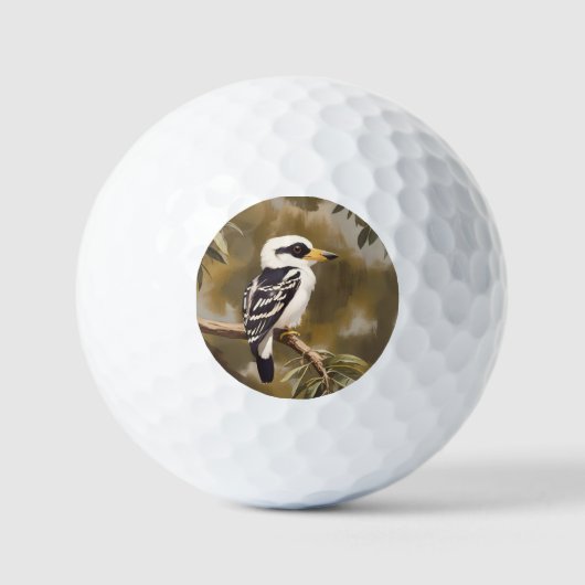 australische Kookaburramalerei, Golfball (Vorderseite)