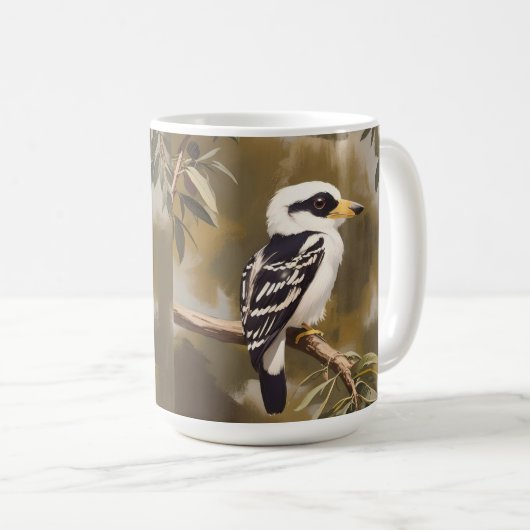australische Kookaburramalerei, Kaffeetasse (VorderseiteRechts)