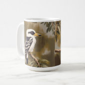 australische Kookaburramalerei, Kaffeetasse (Vorderseite Links)